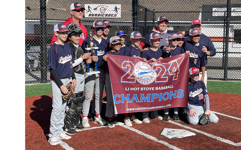 13U PATRIOTS- 2024 HOT STOVE CHAMPIONS