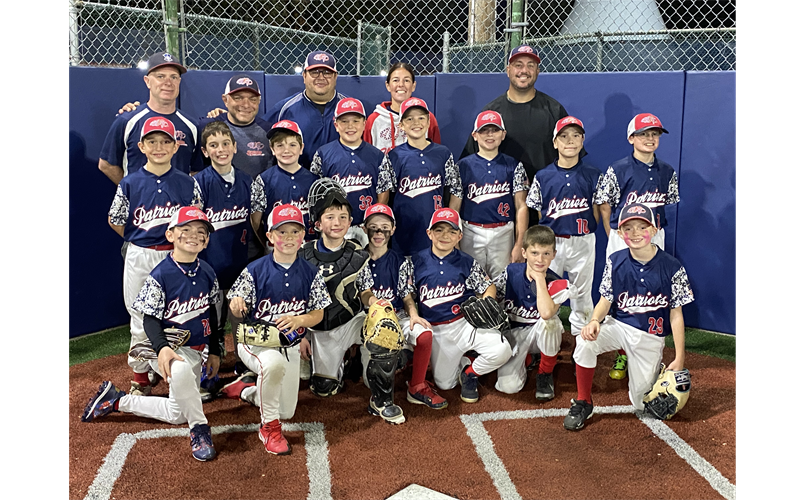 10U Patriots Merillon Fall Classic Champions